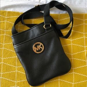 Michael Kors Leather Fulton Crossbody